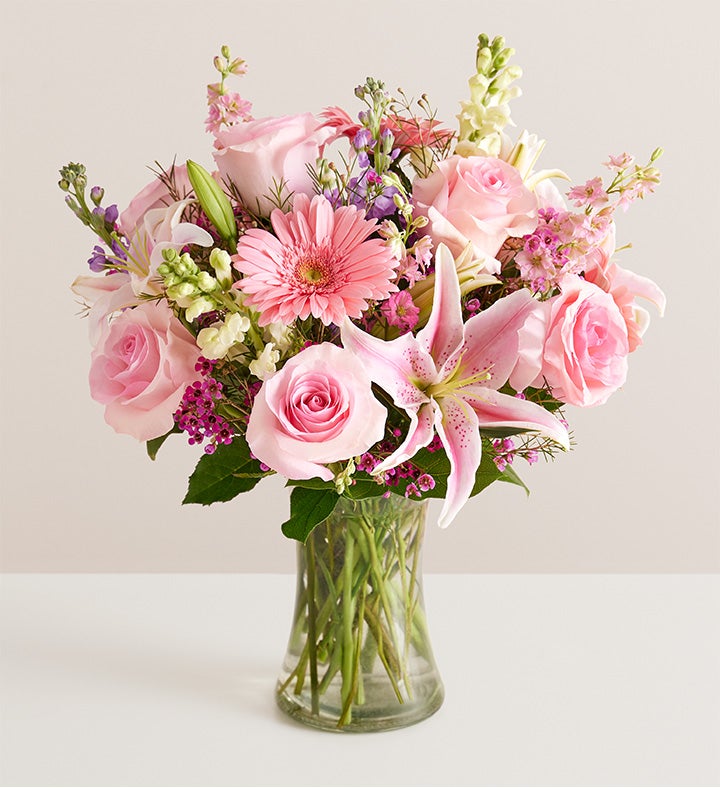 Pink Flowers Bouquet