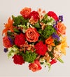 Vibrant Floral Medley™ with Happy Birthday LED Pick
