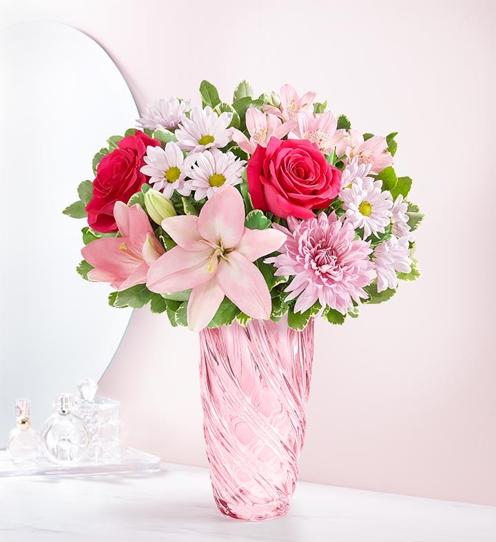 Simply Pink™ Bouquet from 1-800-Flowers.com | SendFlowers.io