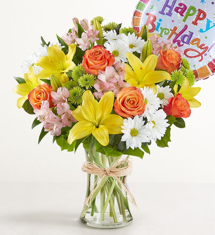 Birthday Gifts Flowers For Him Birthday Gift Baskets 1800Flowers