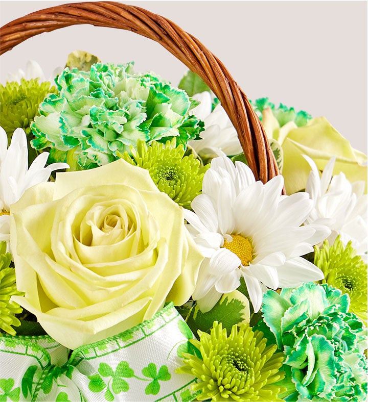 St. Patrick's Day Flower Basket