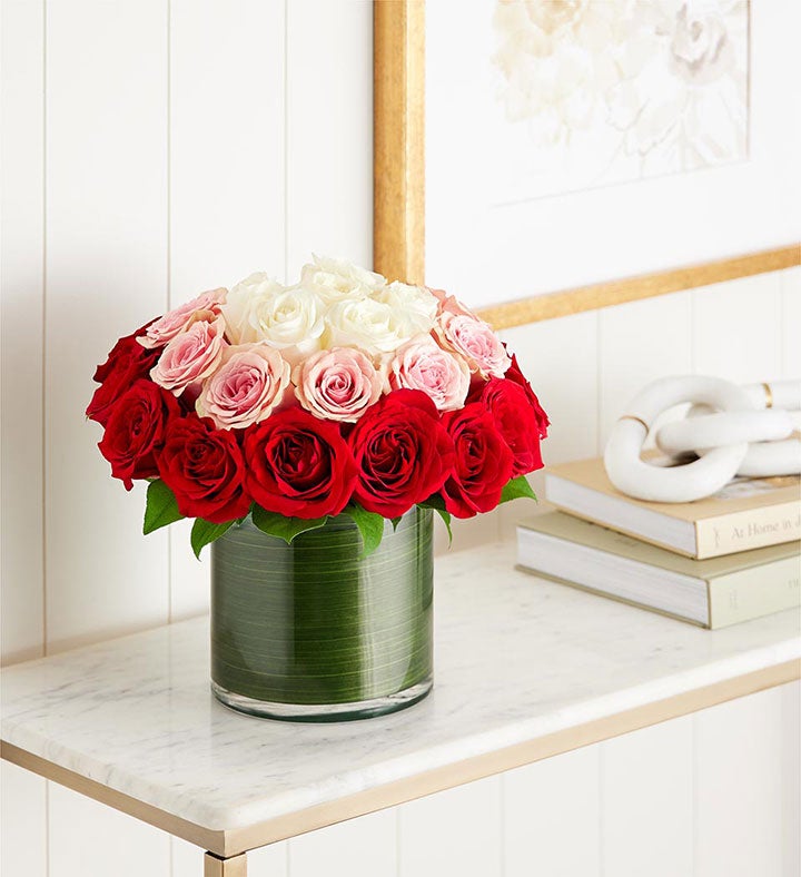 ローズ花台 Ombre Roses | 1800Flowers.com.com | 1800Flowers.com