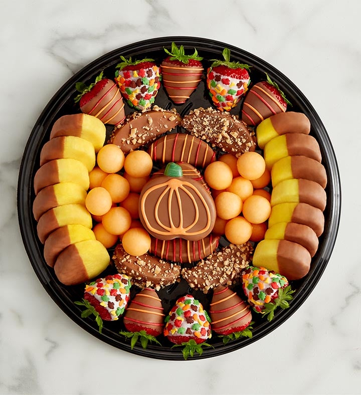 Perfectly Plated™ Fall Dipped Fruit Platter