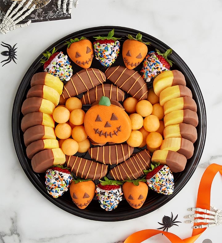 Halloween Dipped Fruit Platter