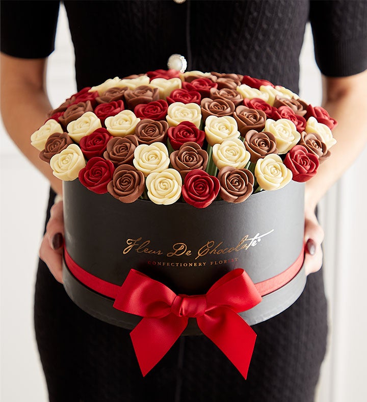 Fleur De Chocolate® Belgian Chocolate Roses – Love and Romance