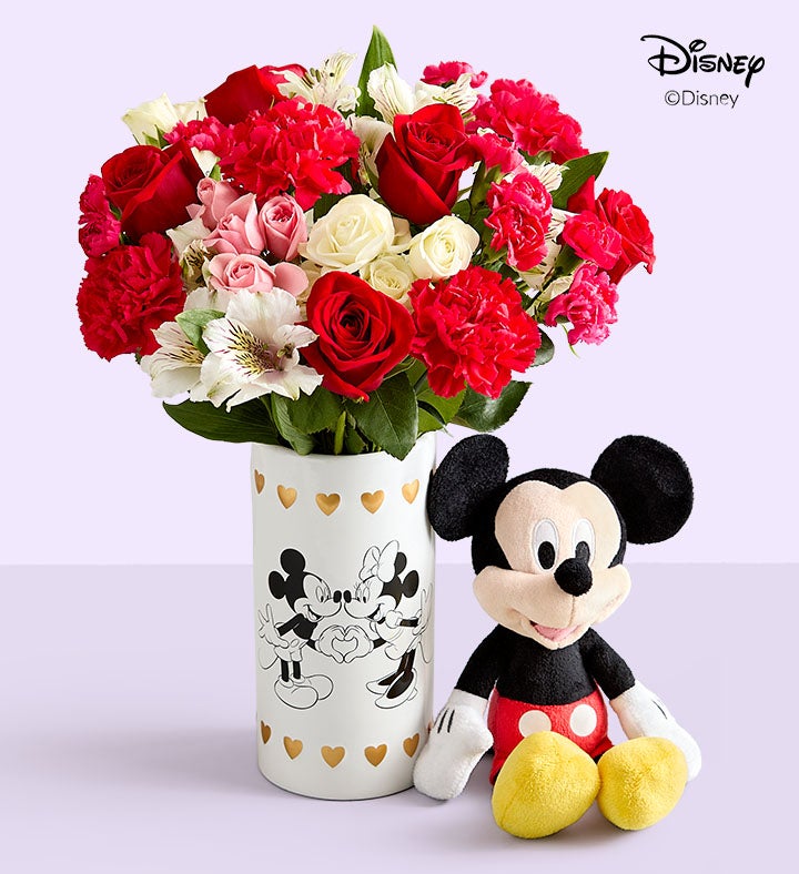 Disney Wedding Vase shops Mickey and Minnie Mouse