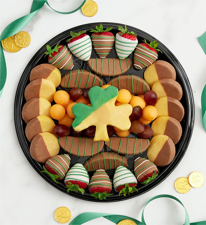 Perfectly Plated™ St. Pat's Dipped Fruit Platter