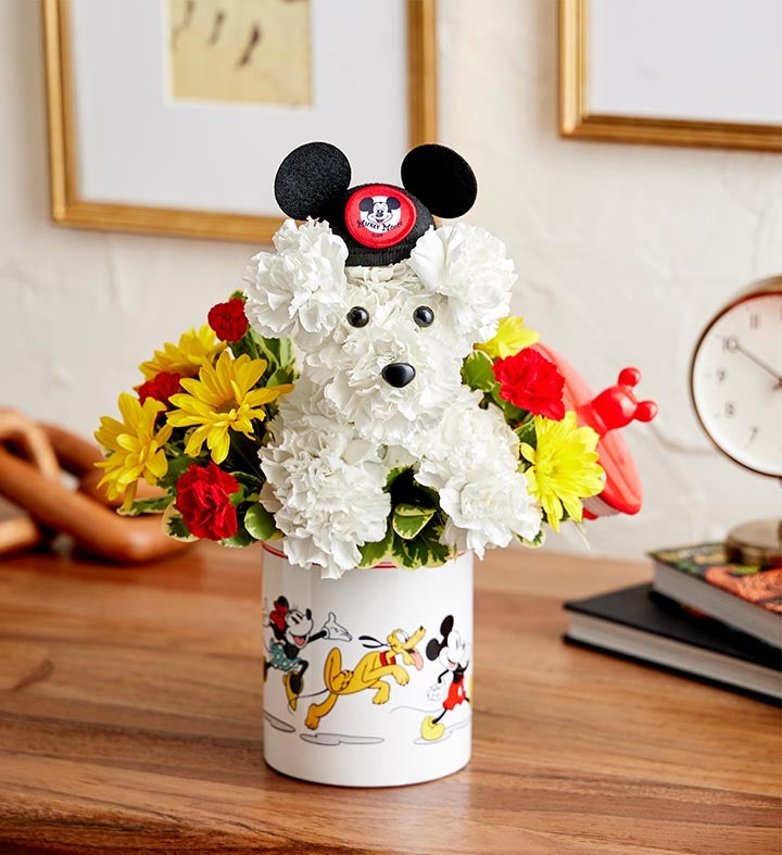 Disney Mickey Mouse and Friends Cookie Jar | Flowers | Flower