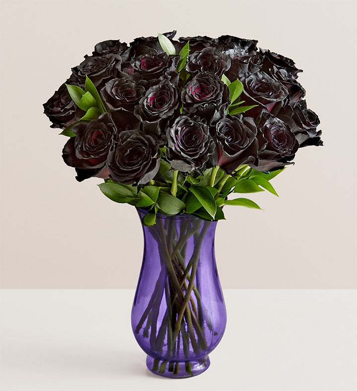 Midnight Romance Black Roses