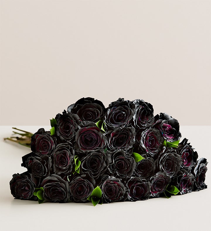 Midnight Romance Black Roses