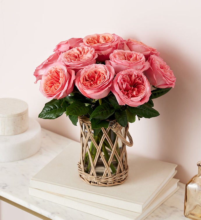 Pink Garden Roses