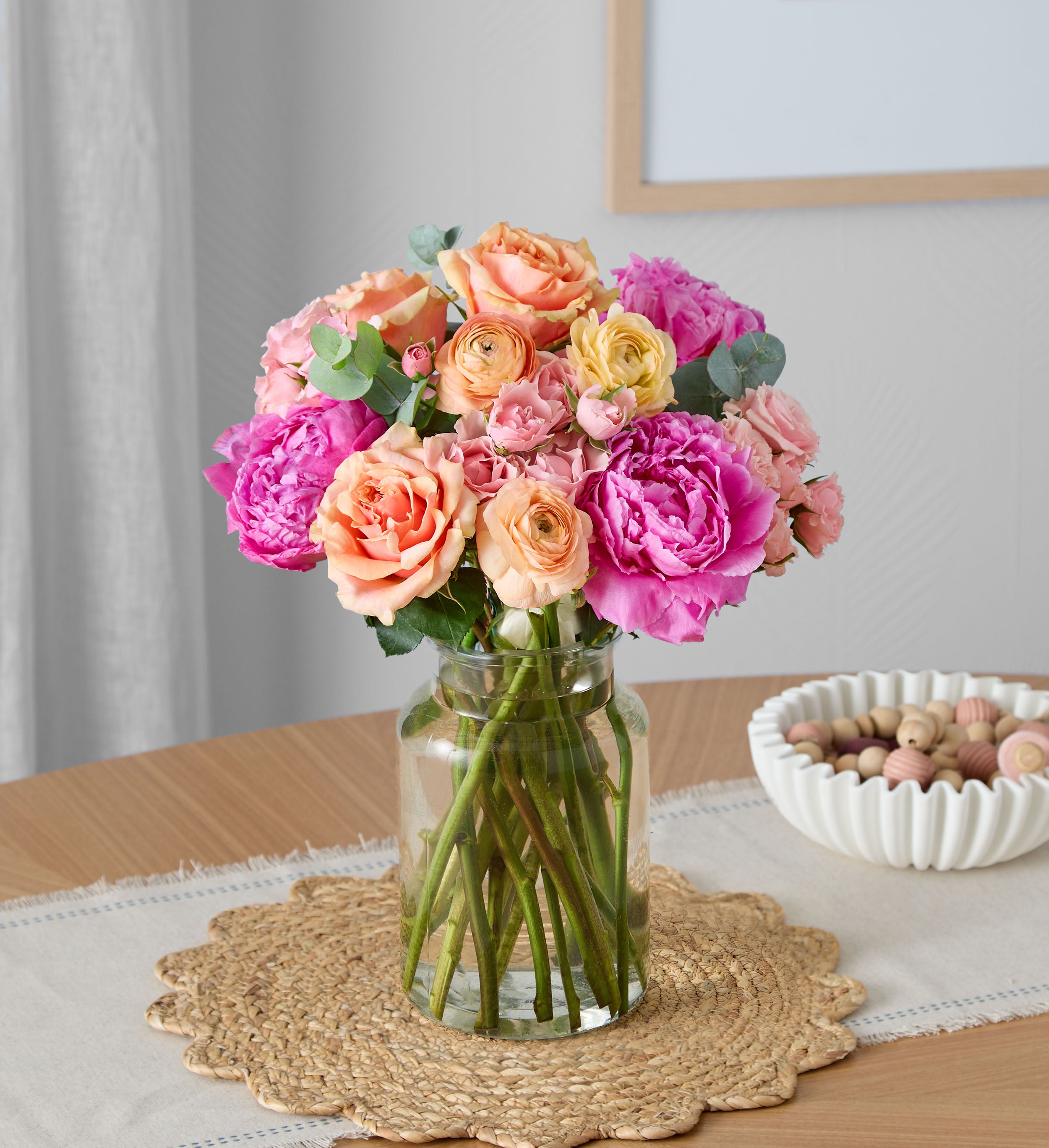 Stunning Sunset Peony Mixed Bouquet