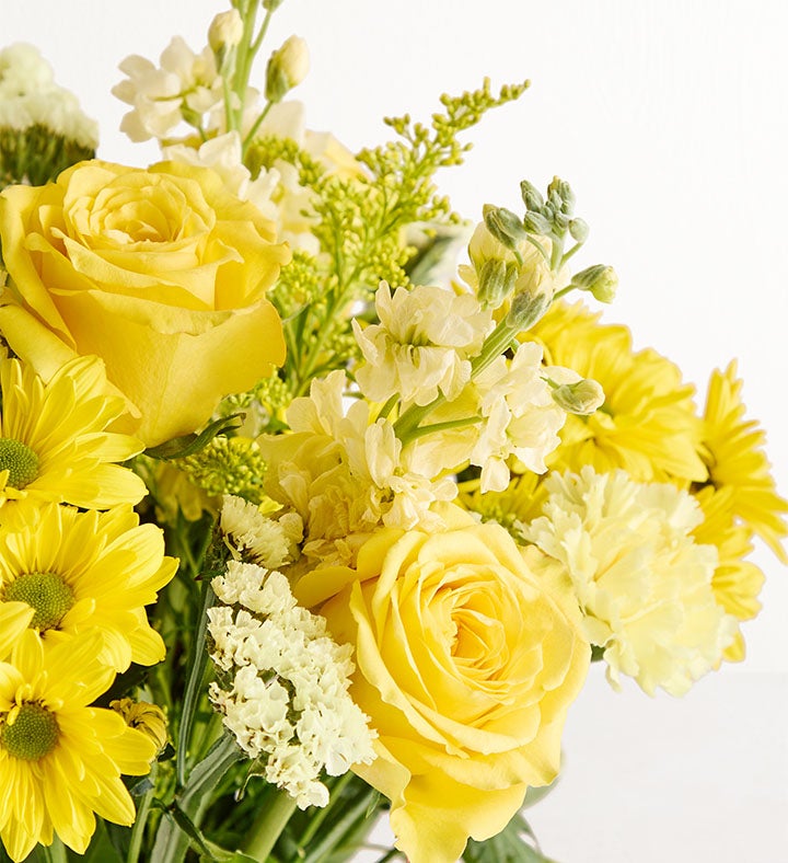 Sunshine Radiance™ Bouquet | Bright Yellow Blooms | 1800Flowers