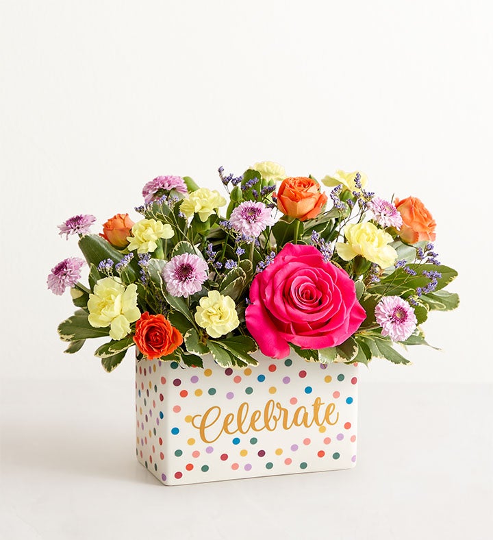 1-800-Flowers Birthday Delivery Celebrate The Day Flower Bouquet Small