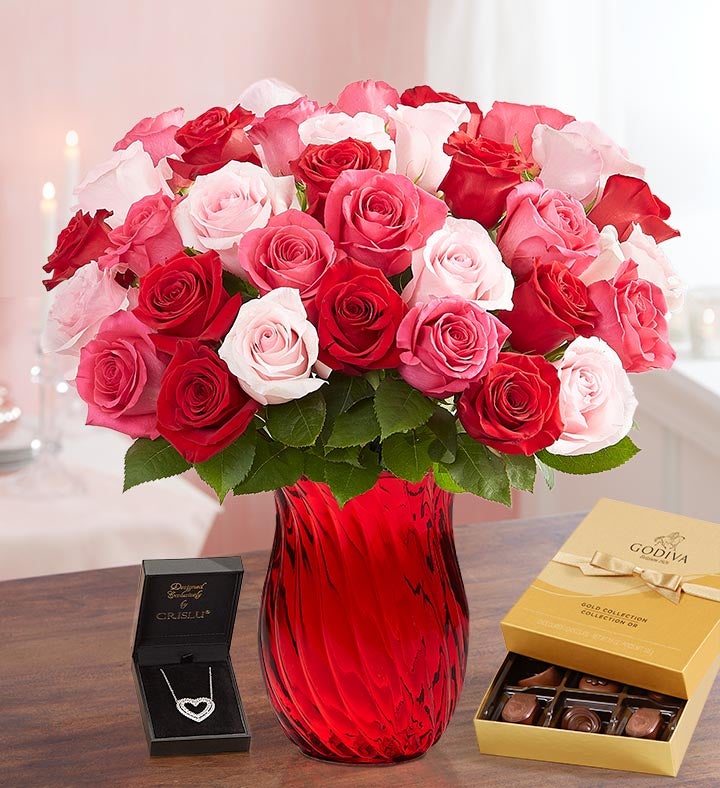 Deluxe Enchanted Rose Medley Bouquet