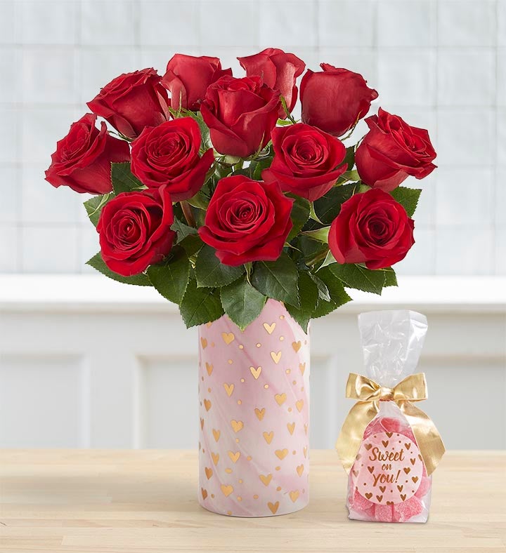 Full of Love Red Roses, 12 Stems