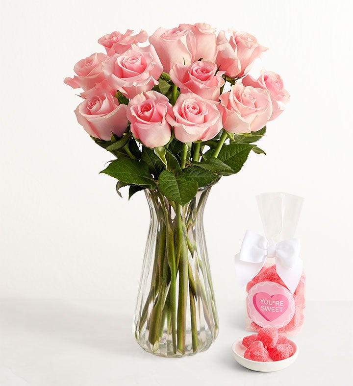 Precious Pink Roses, 12 Stems