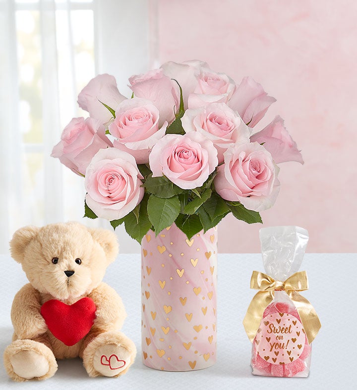 Precious Pink Roses, 12 Stems