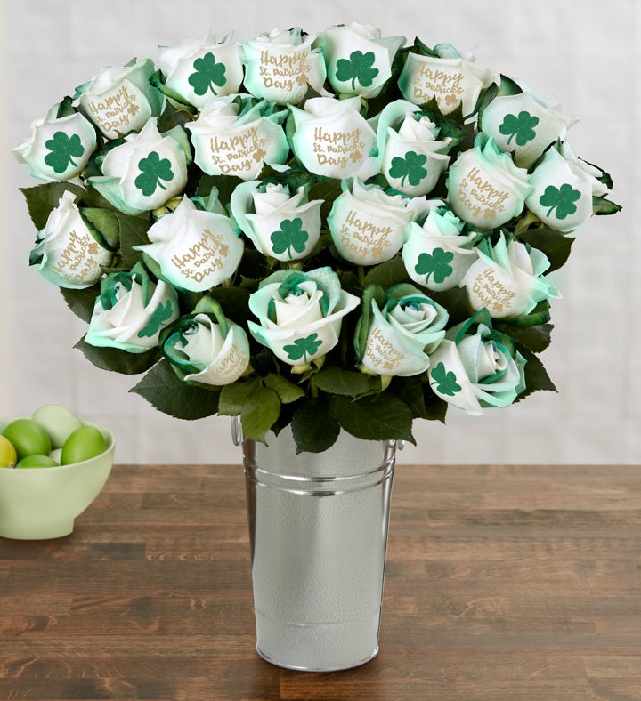 St. Patrick's Day Roses, 12 24 Stems