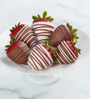 Gourmet Drizzled Strawberries