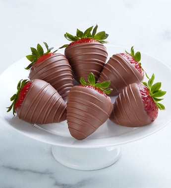 Decadent Milk Chocolate Strawberries