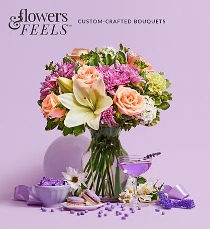 Light up Bouquet, Purple Lavender Eternal Rose Bouquet, Ever Lasting Roses,  35 Rose Bouquet, Ramo Buchon, Romantic Bouquet, Princess Bouquet 