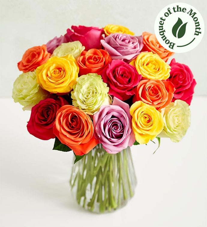 Bouquet of the Month: Two Dozen Assorted Roses