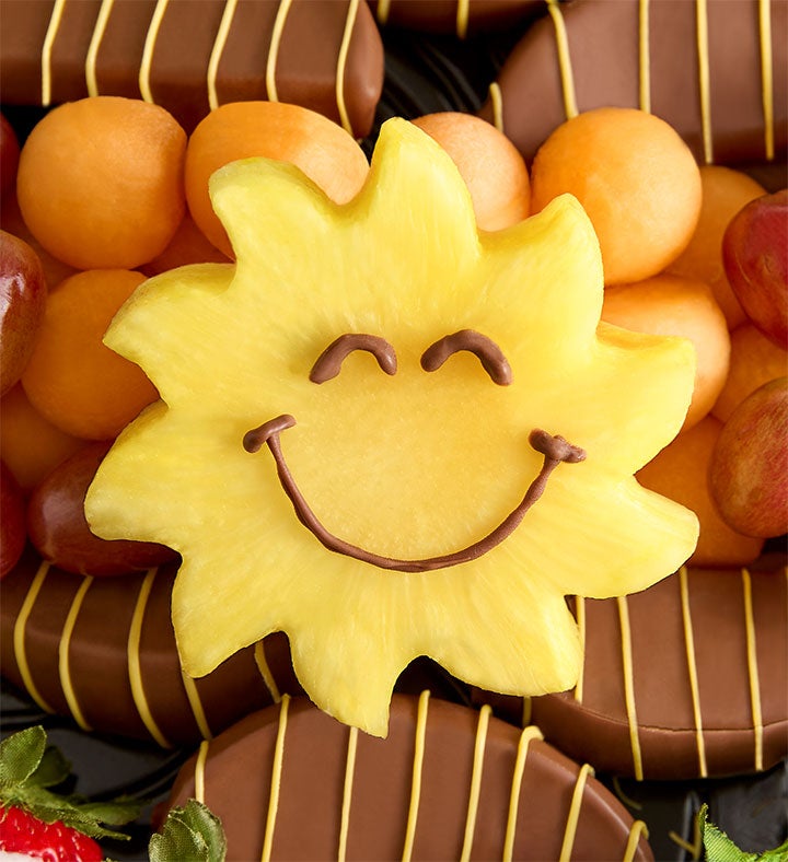 Radiant Sunshine with Summer Dipped Fruit Platter