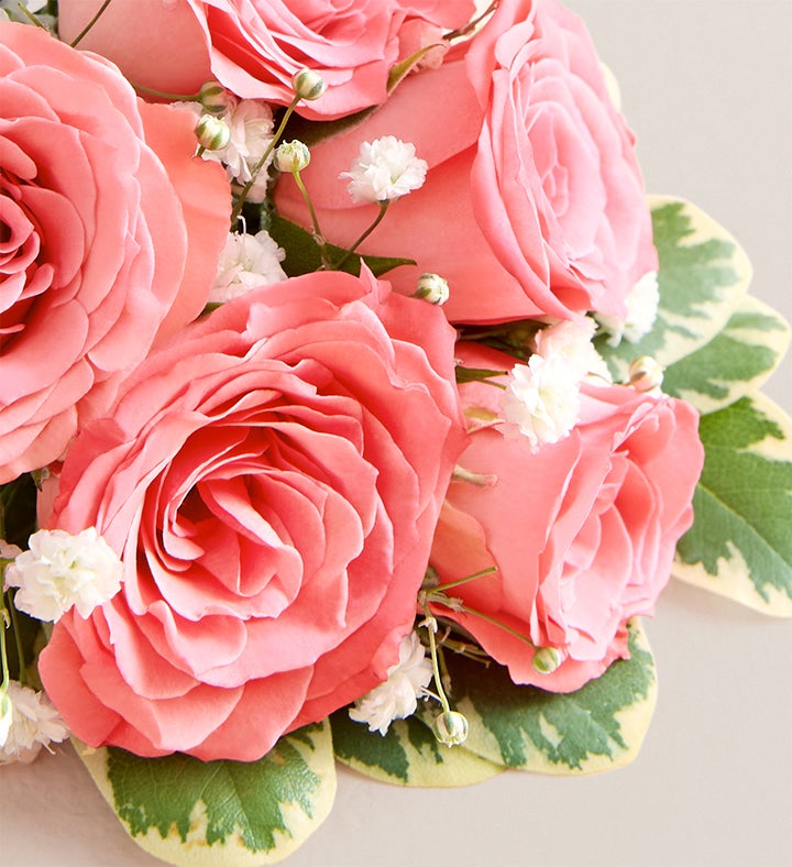 Pink Spray Rose Corsage and Boutonniere