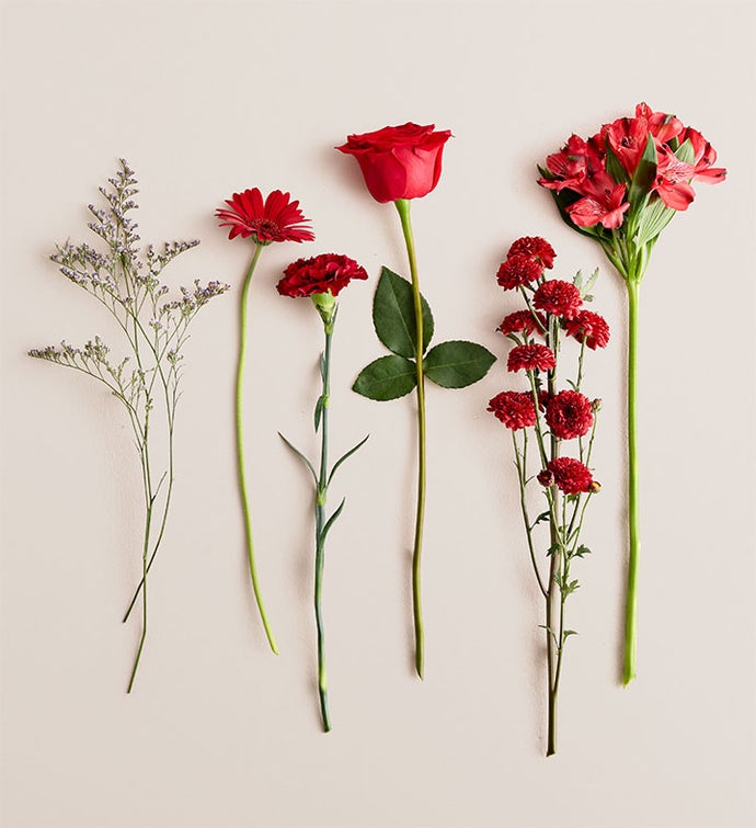 Prom Bouquet - Red and Burgundy