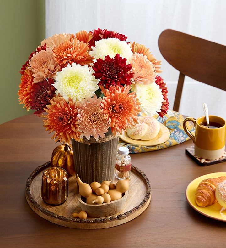 Fall Mum Bouquet