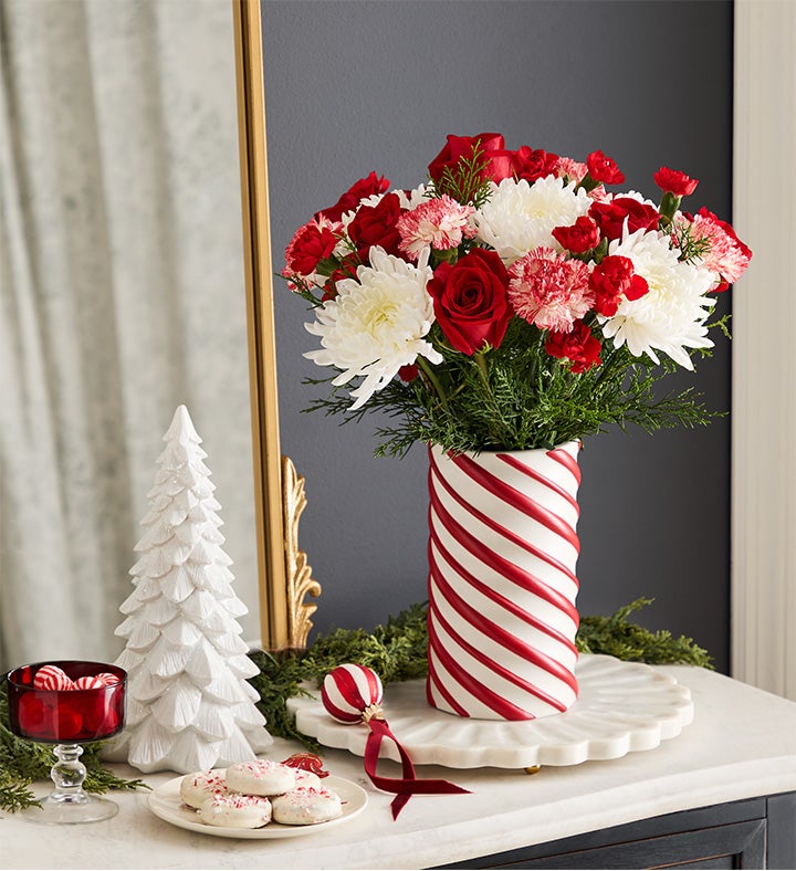 Peppermint Twist Festive Holiday Bouquet™