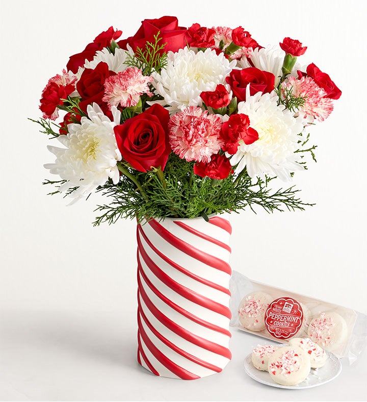Peppermint Twist Festive Holiday Bouquet™