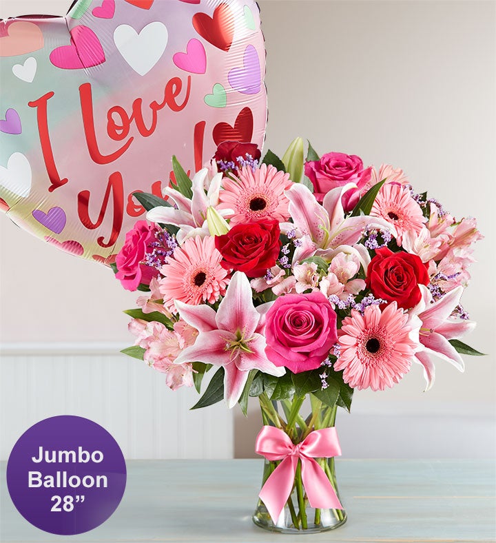 Fields Of Europe®  Romance with Jumbo Love Balloon