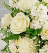 Cremation Wreath- All White