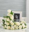 Cremation Wreath- All White