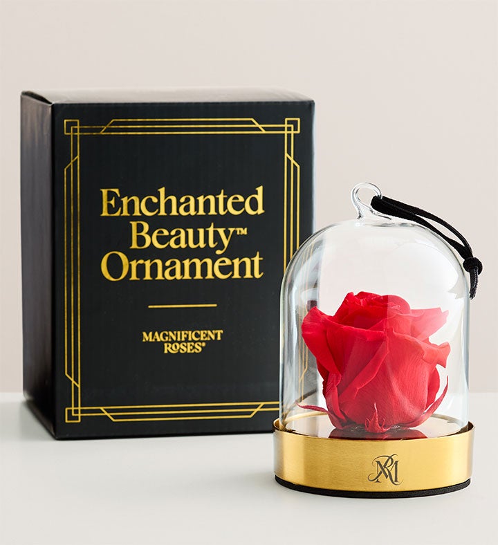 Enchanted Beauty Ornament by Magnificent Roses®