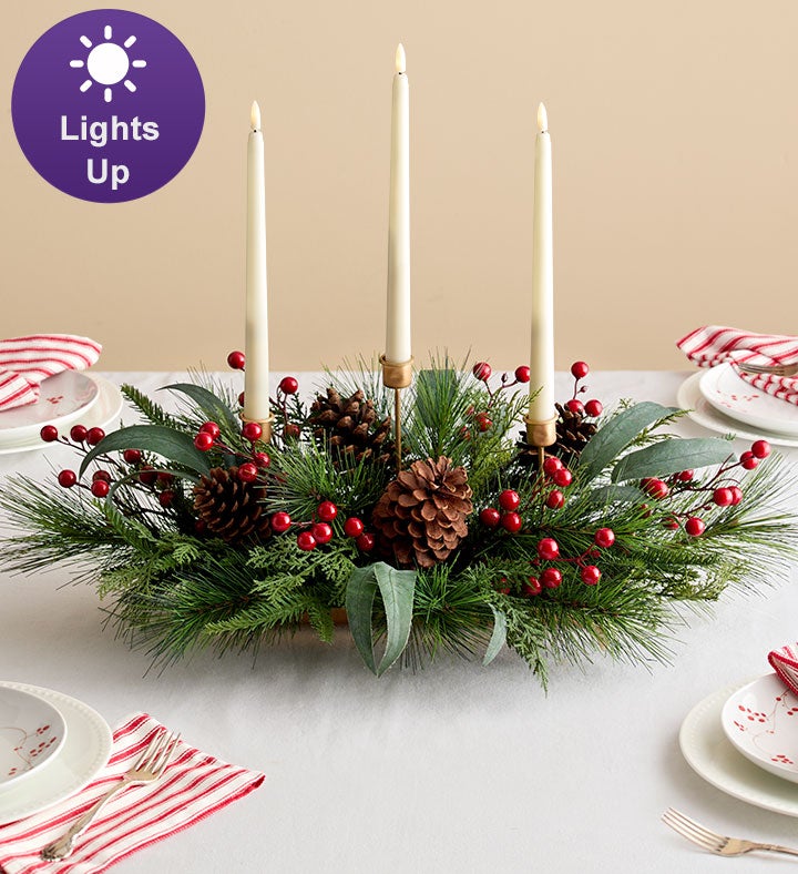 Evergreen Elegance Centerpiece