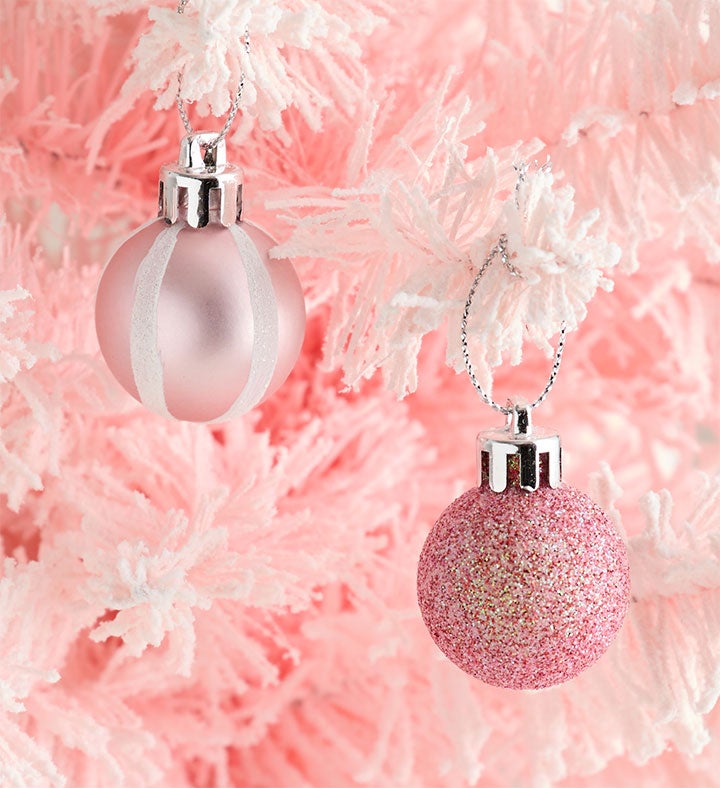 Pink Frost Holiday Tree