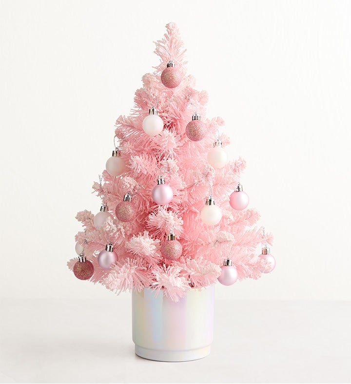 Pink Frost Holiday Tree