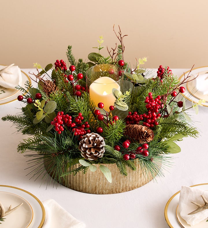 WINTER'S  christmasドライフラワーリ－ス❁⃘*.゜ WINTER'S christmasドライフラワーリ－ス❁⃘*.゜ Crimson Christmas
