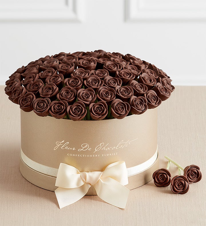 Fleur De Chocolate® Belgian Chocolate Roses Colors of Fall