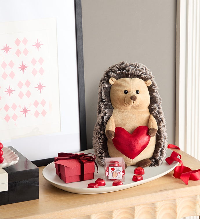 Hedge over Heels Hedgehog with Chocolate