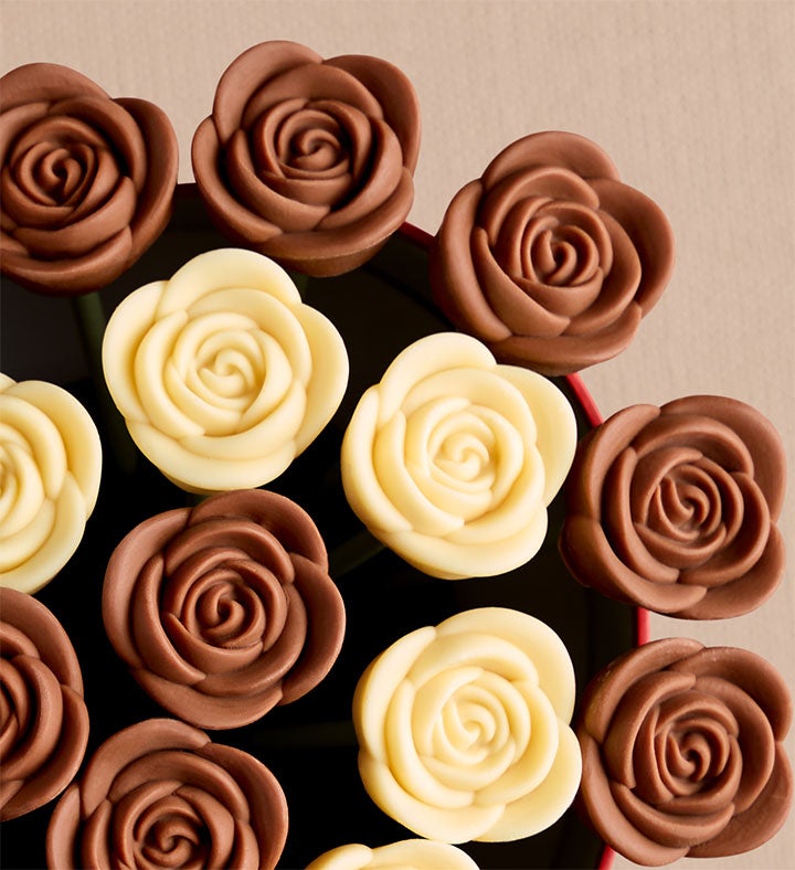 Fleur De Chocolate® Belgian Chocolate Roses - Love Struck