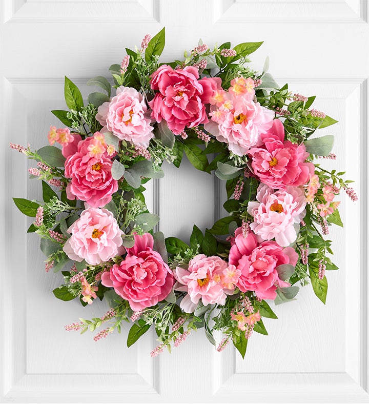 Springs in Bloom Wreath   24”