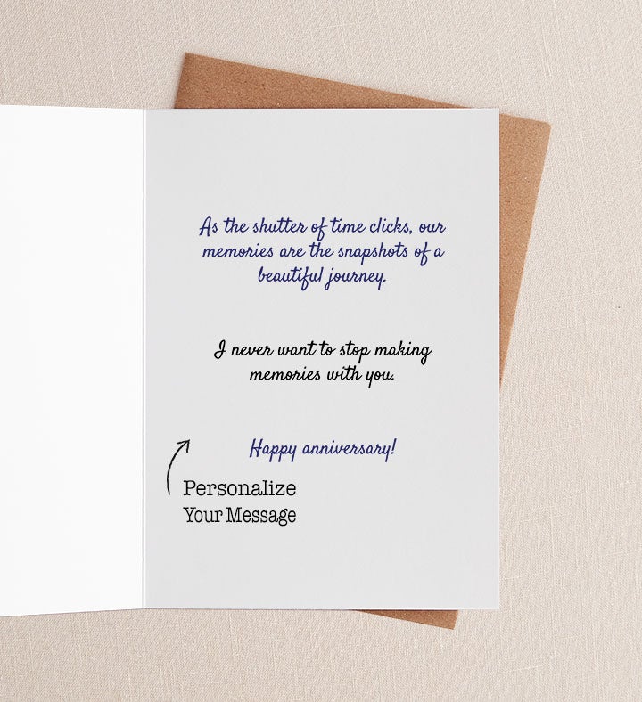 Never Want To Stop Anniversary Greeting Card