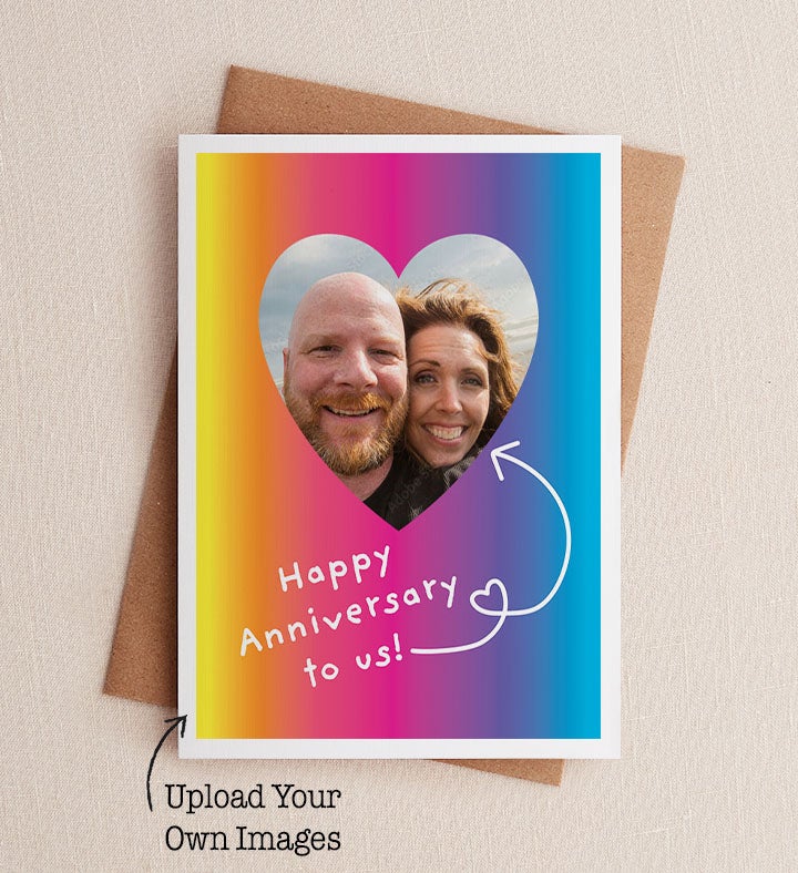 It's Us Photo Anniversary Greeting Card