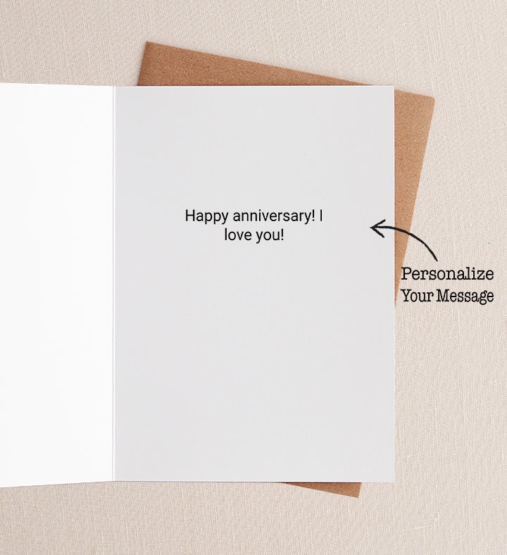 In The Postbox Anniversary Greeting Card