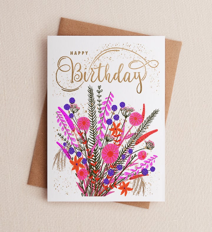 Joyful Birthday Birthday  Greeting Card