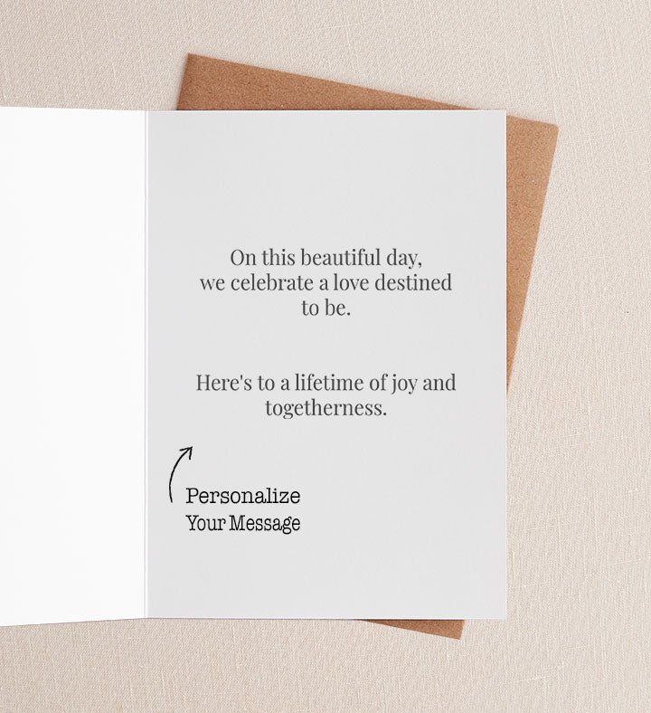 The One My Soul Loves Wedding Greeting Card